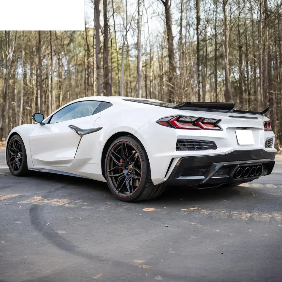 2020-2025 Chevy Corvette C8 OE Rear Bumper Diffuser Black Exhaust Tip