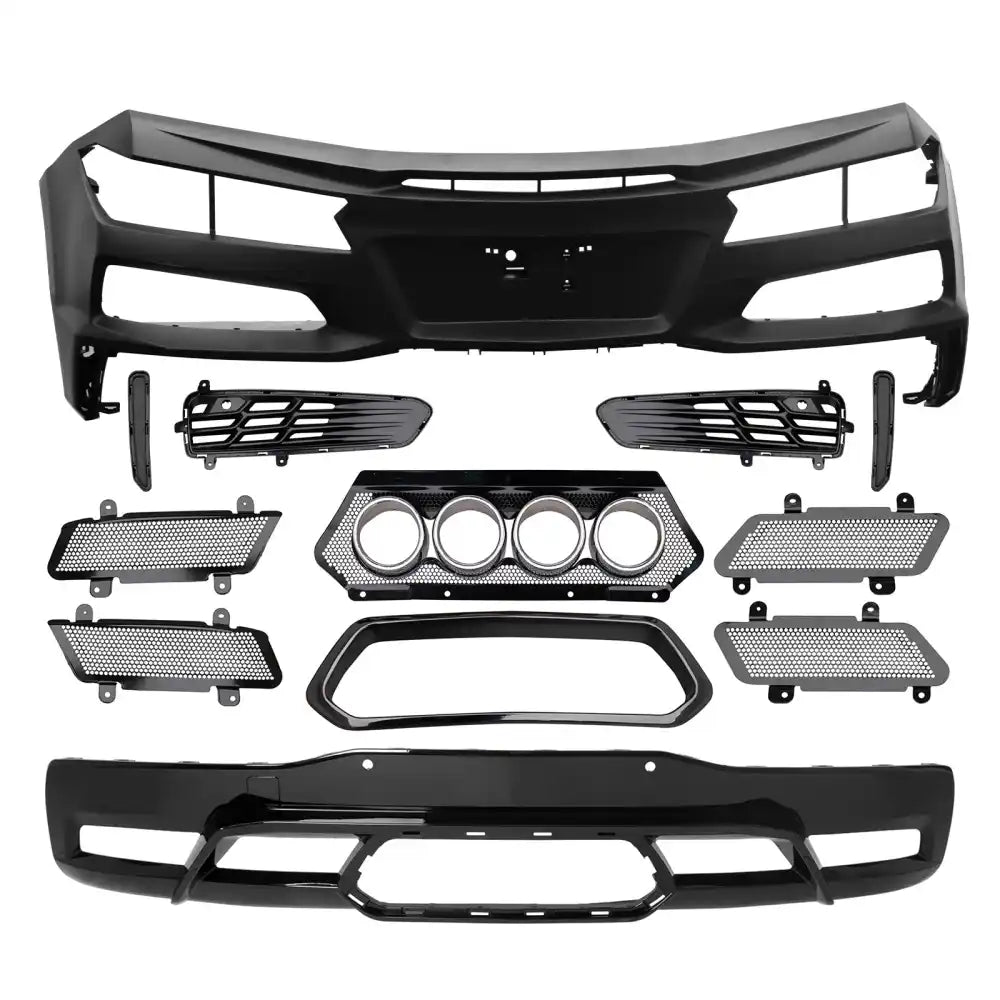 2020-2025 Chevy Corvette C8 OE Rear Bumper Diffuser Silver Exhaust Tip