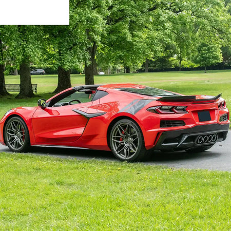 2020-2025 Chevy Corvette C8 OE Rear Bumper Diffuser Silver Exhaust Tip