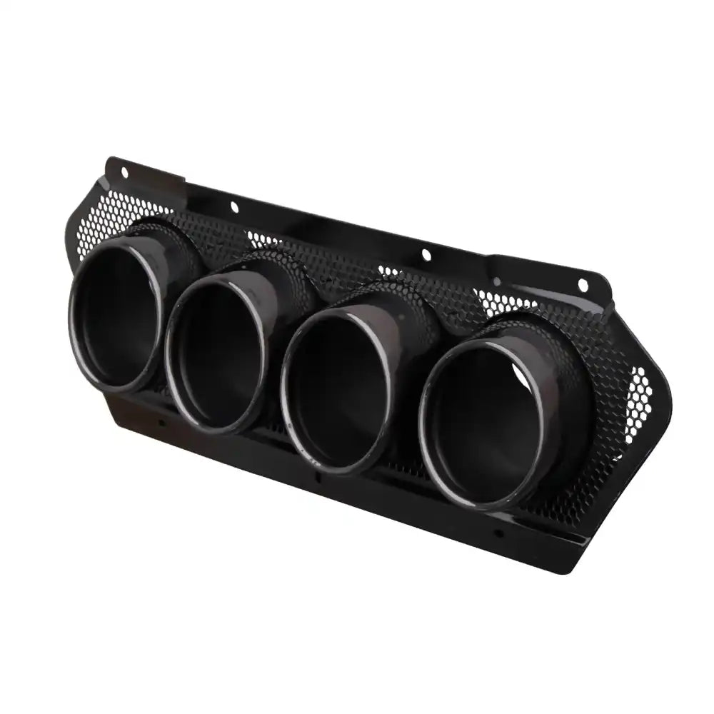 2020-2025 Chevy Corvette C8 Rear Bumper Black Exhaust Trunk Spoiler