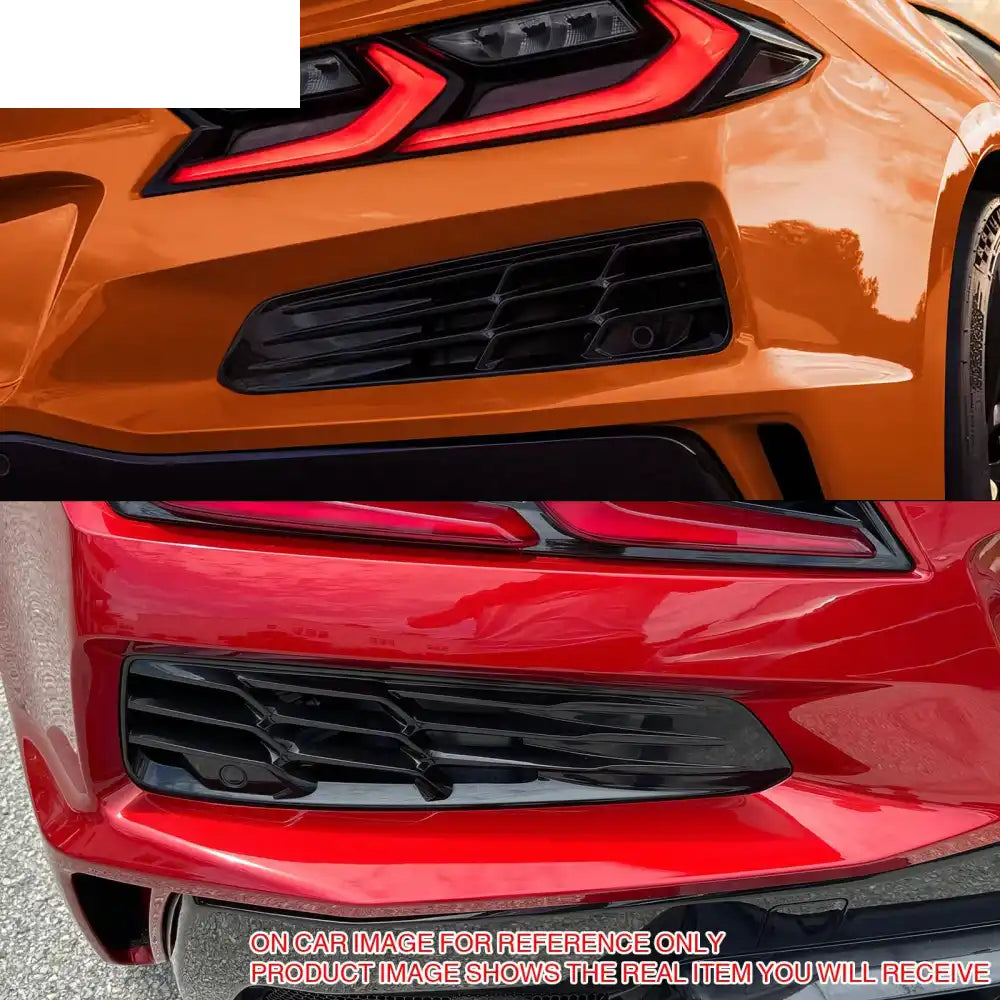 2020-2025 Chevy Corvette C8 Z06 Style Rear Bumper Cover W/ Grilles PP