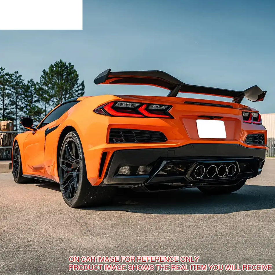 2020-2025 Chevy Corvette C8 Z06 Style Rear Bumper Cover W/ Grilles PP
