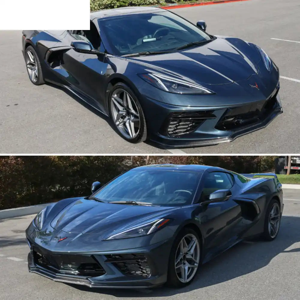 2020-2025 Chevy Corvette C8 Z51 Style Front Bumper Lip Carbon Fiber