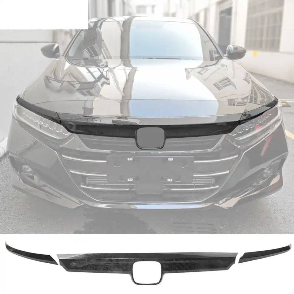 2021-2022 Honda Accord Sedan 4-Door CFL 3PCS Grille Trim ABS Carbon Fiber Print CFL