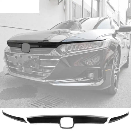 2021-2022 Honda Accord Sedan 4-Door Gloss Black 3PCS Grille Trim ABS Gloss Black