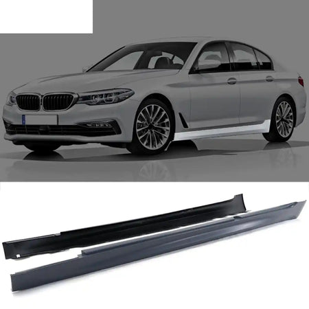 2021-2023 BMW G30 5-Series Front Rear Bumper Grille Side Skirts Gloss Black