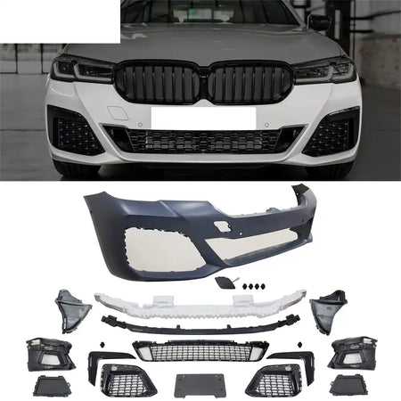 2021-2023 BMW G30 5-Series LCI M-Tech Style Front Bumper Conversion