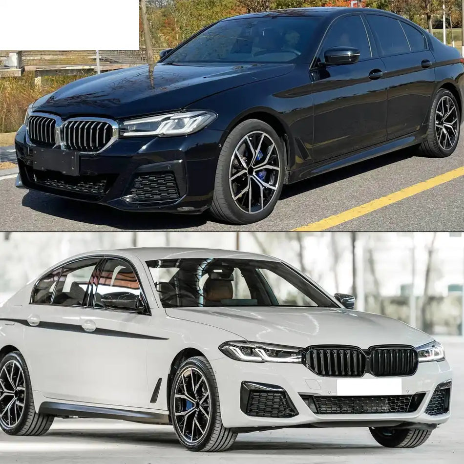2021-2023 BMW G30 5-Series LCI M-Tech Style Front Bumper Conversion