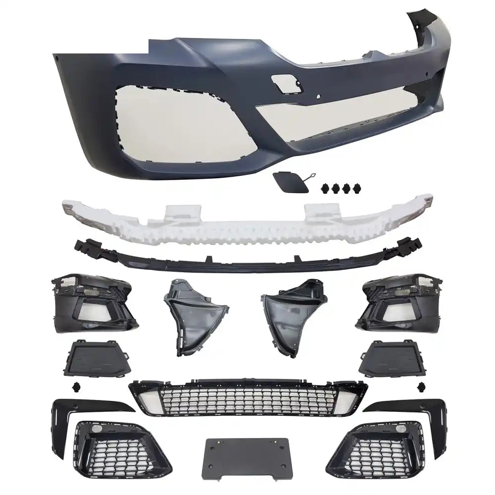 2021-2023 BMW G30 5-Series LCI M-Tech Style Front Bumper Conversion