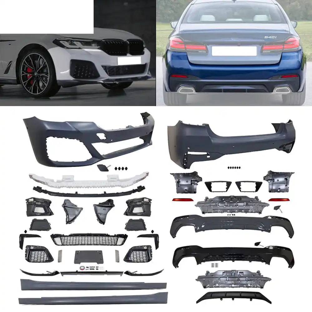 2021-2023 BMW G30 M Sport Front Rear Bumper Diffuser Lip Side Skirt