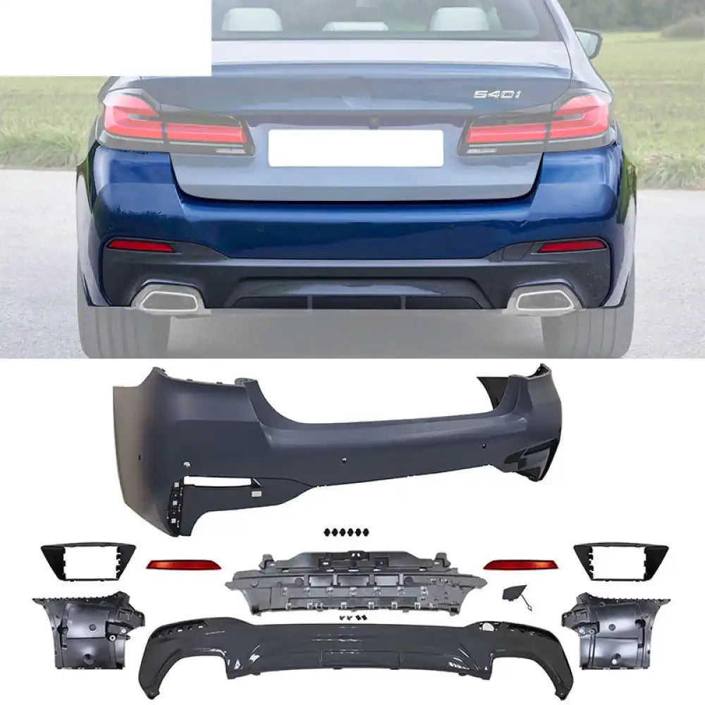 2021-2023 BMW G30 M Sport Front Rear Bumper Diffuser Lip Side Skirt