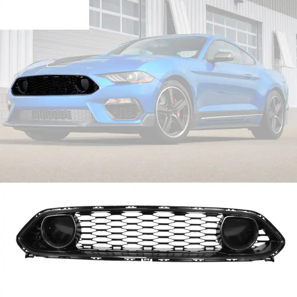2021-2023 Ford Mustang Mach 1 Grill Black Front Mesh Car Grille ABS