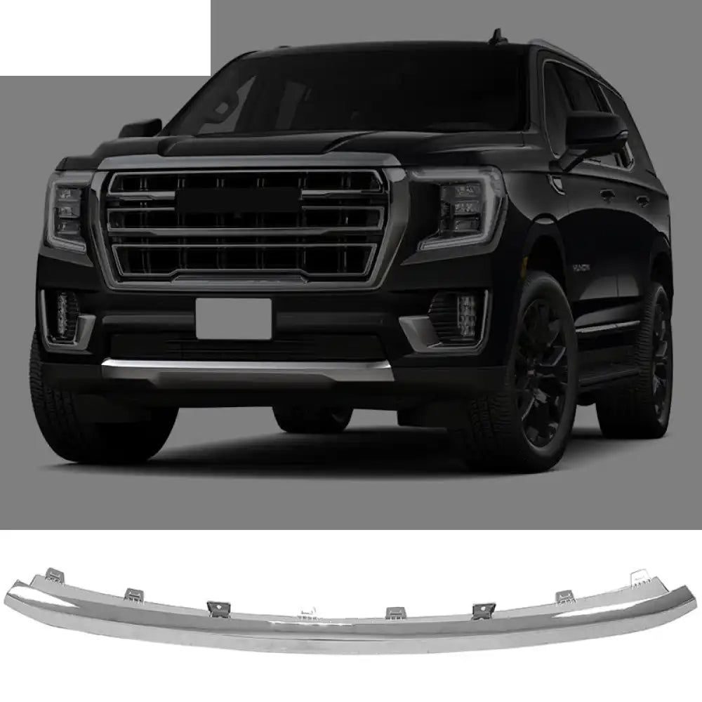 2021-2023 GMC Yukon 4DR Front Bumper Impact Bar Skid Plate Chrome
