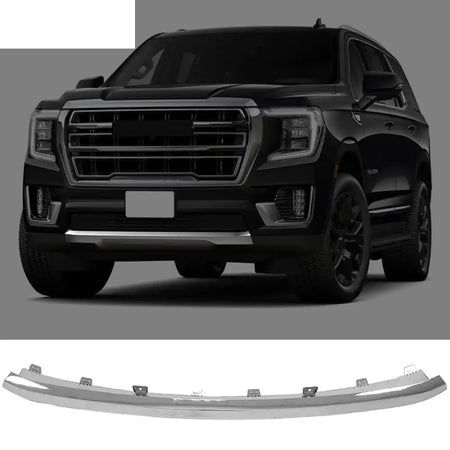 2021-2023 GMC Yukon 4DR Front Bumper Impact Bar Skid Plate Chrome