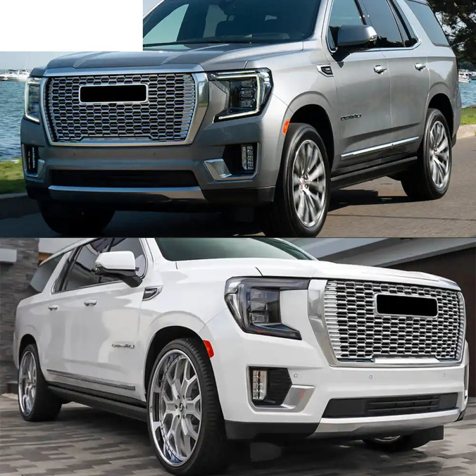 2021-2023 GMC Yukon XL Denali Style Chrome Front Bumper Grille