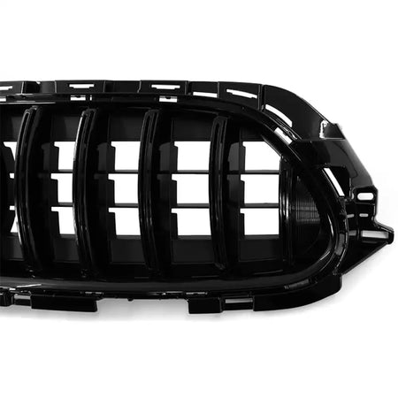 2021-2023 Mercedes-Benz W213 E Class GT Style Front Bumper Hood Grille Gloss Black