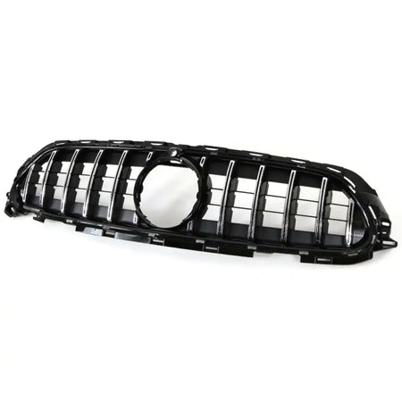 2021-2023 Mercedes-Benz W213 E Class GT Style Front Bumper Hood Grille Gloss Black & Chrome