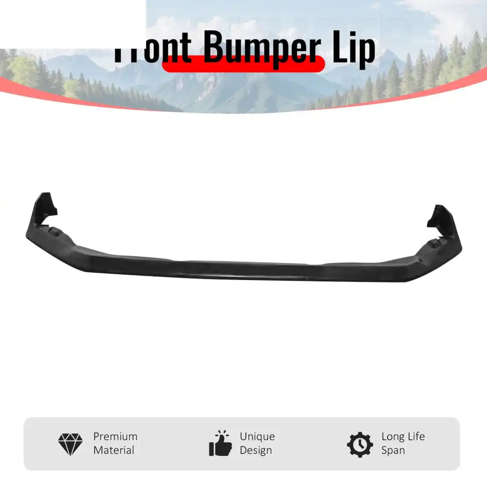 2021-2023 Subaru Crosstrek IKON CS Style Unpainted Front Bumper Lip PU Unpainted Black