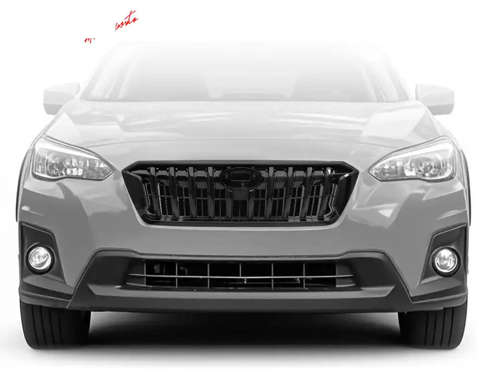 2021-2023 Subaru Crosstrek Sport Style Gloss Black Front Upper Grille Gloss Black
