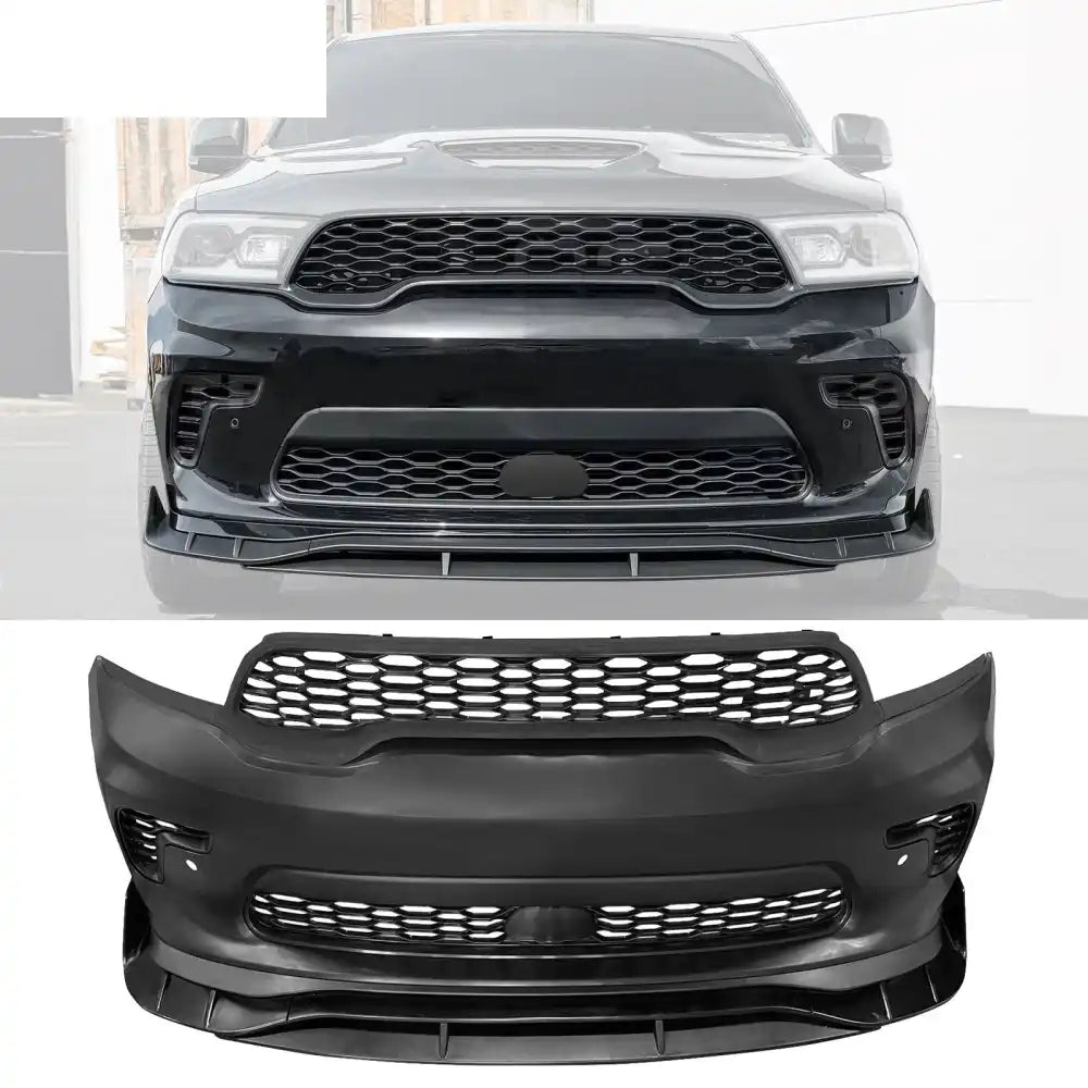 2021-2024 Dodge Durango Front Bumper Cover Hellcat Style w/ Chin Lip