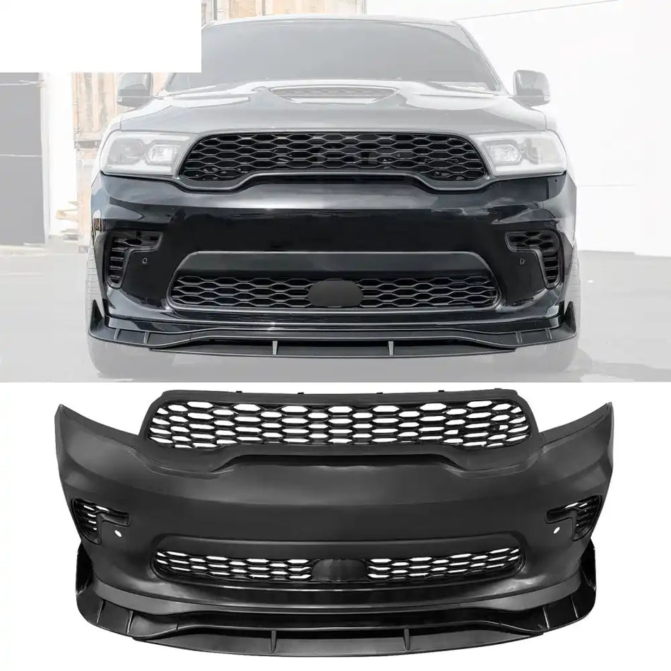 2021-2024 Dodge Durango Front Bumper Cover Hellcat Style w/ Chin Lip