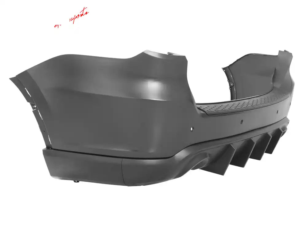 2021-2025 Dodge Durango Hellcat Style Front Rear Bumper W/V1 Diffuser Front Bumper Cover, Rear Bumper Cover, Side
