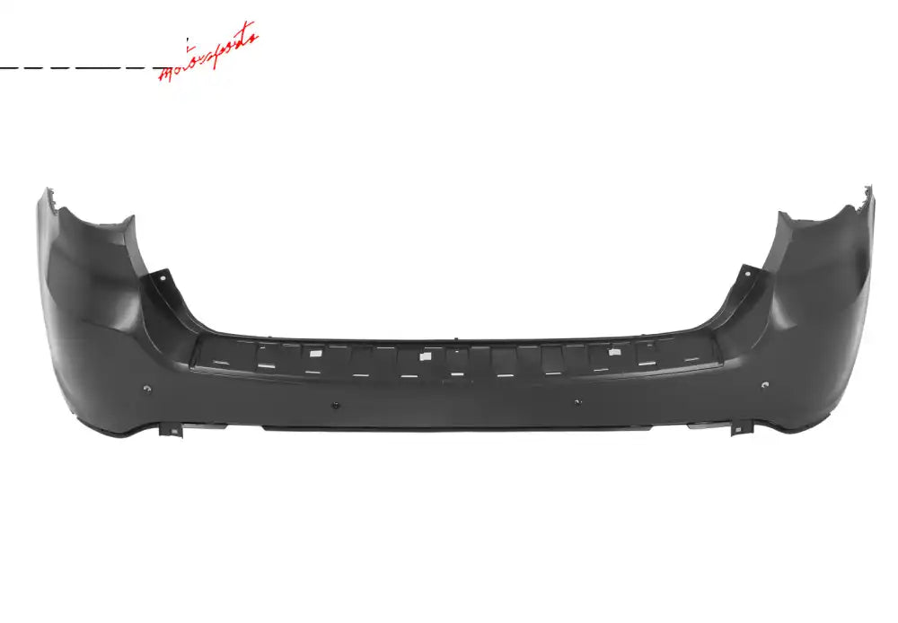2021-2025 Dodge Durango Rear Bumper Cover W/ V1 Diffuser & Step Plate Rear Bumper Cover: Unpainted Black; Rear Bumper