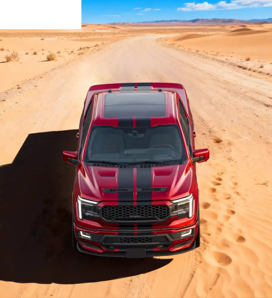 2021-2025 Ford F-150 Hood Cover Shelby Super Snake Style Bonnet Panel