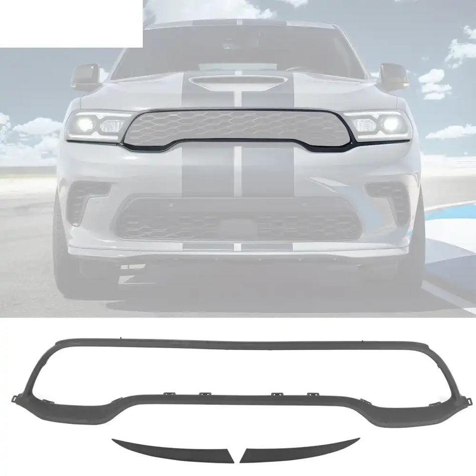 2021-2026 Dodge Durango Front Upper Grille Surround Trim Hellcat Style