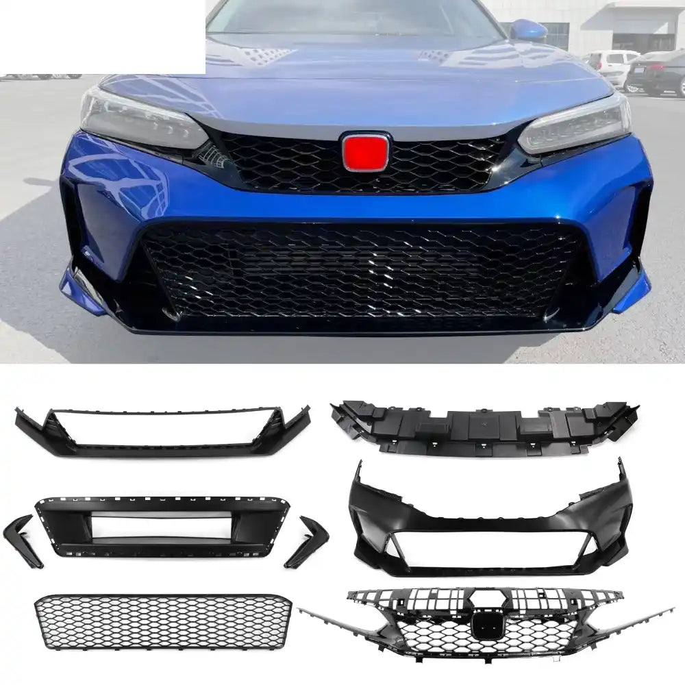 2022-2024 Civic Hatchback Type R Style Front Bumper Cover &Upper Grill