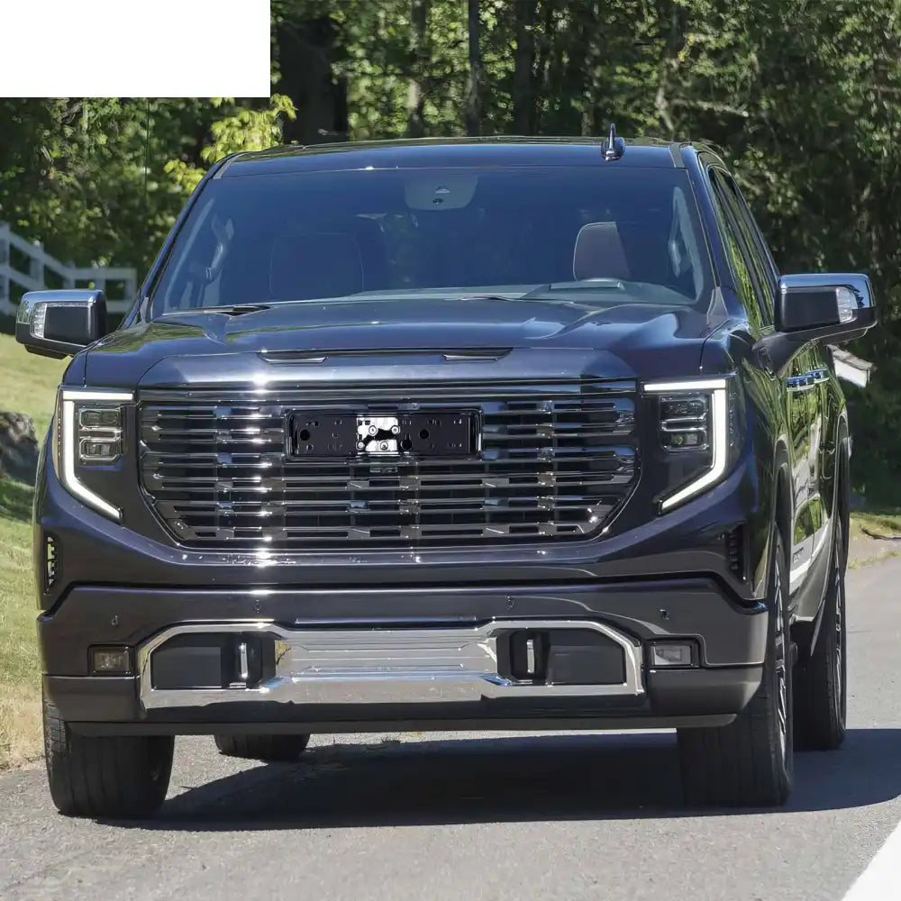 2022-2024 GMC Sierra 1500 Gloss Black Denali Style Front Hood Grille