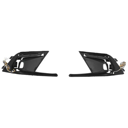 2022-2024 Honda Civic Fog Light Cover LED Turn Signal Matte Black ABS