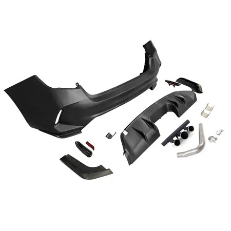 2022-2024 Honda Civic LX Sport Rear Bumper Cover Set + Exhaust Pipe