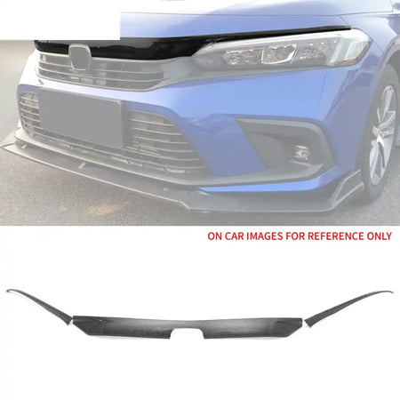 2022-2024 Honda Civic OE Carbon Fiber Print Bumper Grille Cover ABS Carbon Fiber Print