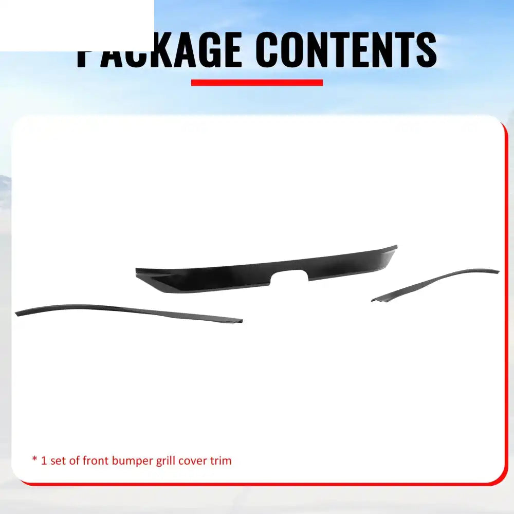 2022-2024 Honda Civic Sedan OE Gloss Black Bumper Grille Cover ABS Gloss Black