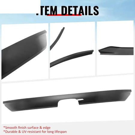 2022-2024 Honda Civic Sedan OE Gloss Black Bumper Grille Cover ABS Gloss Black