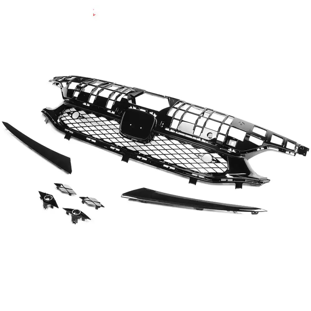 2022-2024 Honda Civic Sedan Rock Style Upper Grille Gloss Black ABS Rock Style
