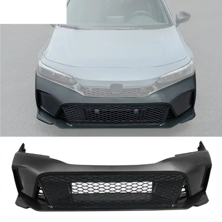 2022-2024 Honda Civic Type R Style Front Bumper Cover Set Unpainted PP