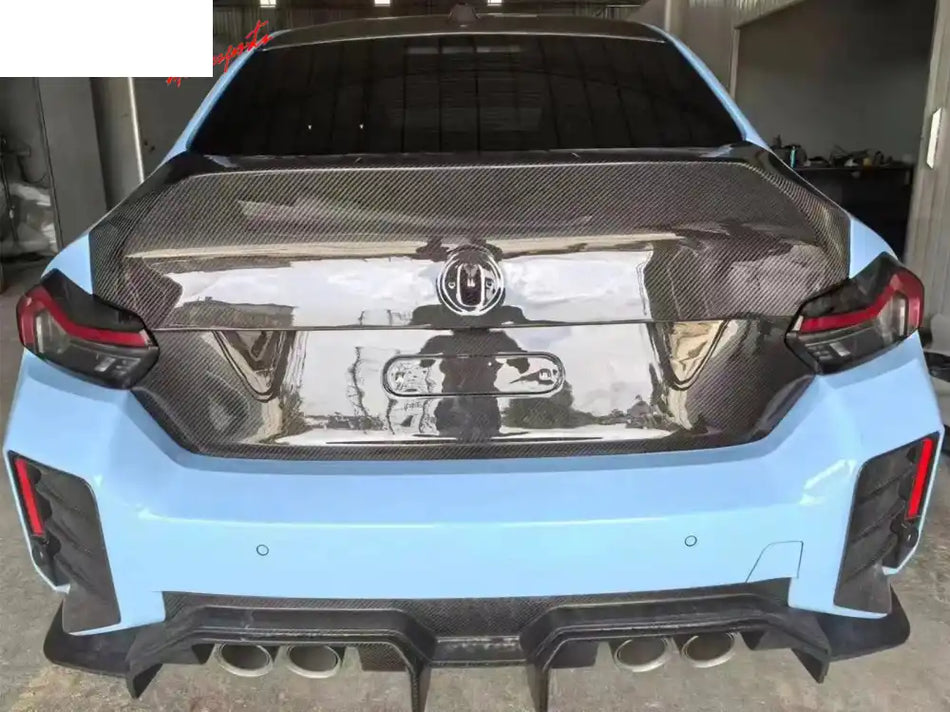 2022-2025 BMW G42 2 Series Coupe G87 M2 Trunk Lid Cover Carbon Fiber
