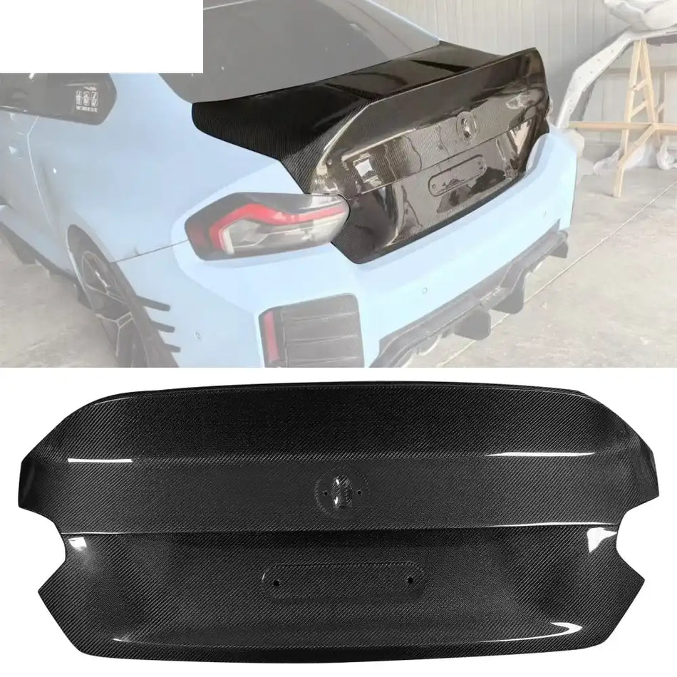 2022-2025 BMW G42 2 Series Coupe G87 M2 Trunk Lid Cover Carbon Fiber