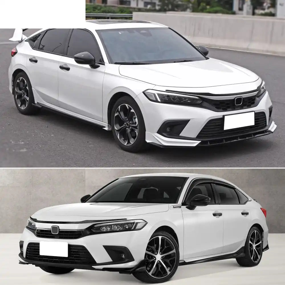 2022-2025 Civic Sedan Hatchback Carbon Fiber Print Grille Trim ABS Carbon Fiber Print CFL