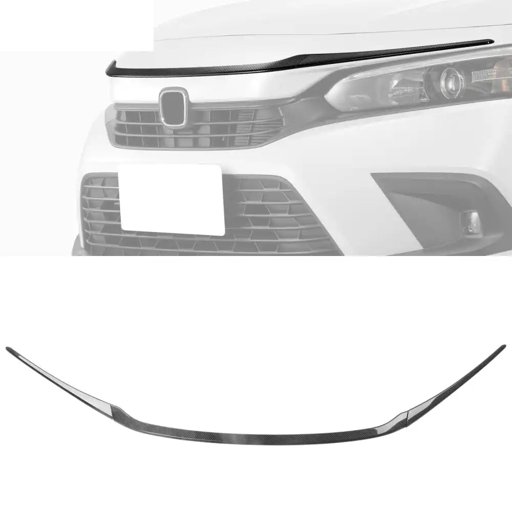 2022-2025 Civic Sedan Hatchback Carbon Fiber Print Grille Trim ABS Carbon Fiber Print CFL