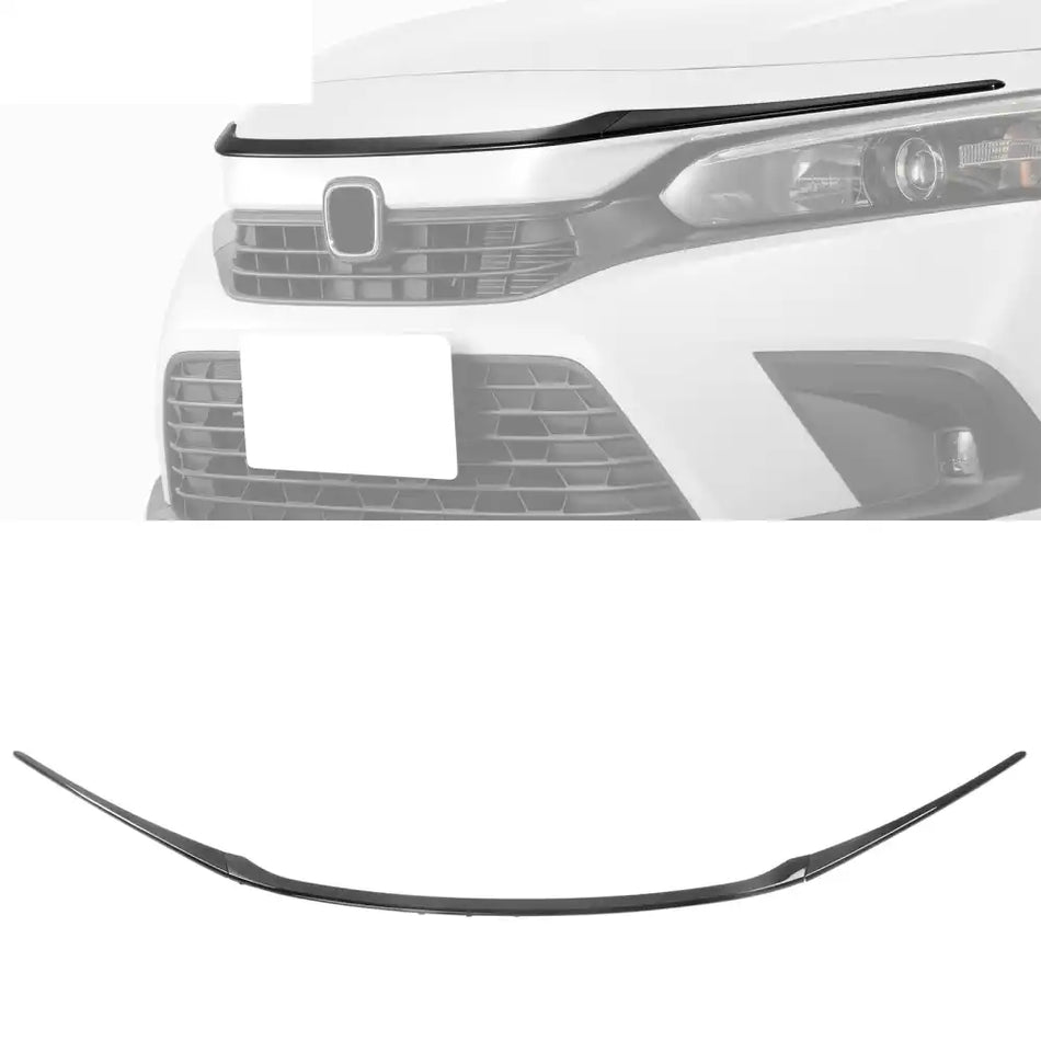 2022-2025 Honda Civic Sedan Hatchback Gloss Black Grille Trim ABS Gloss Black