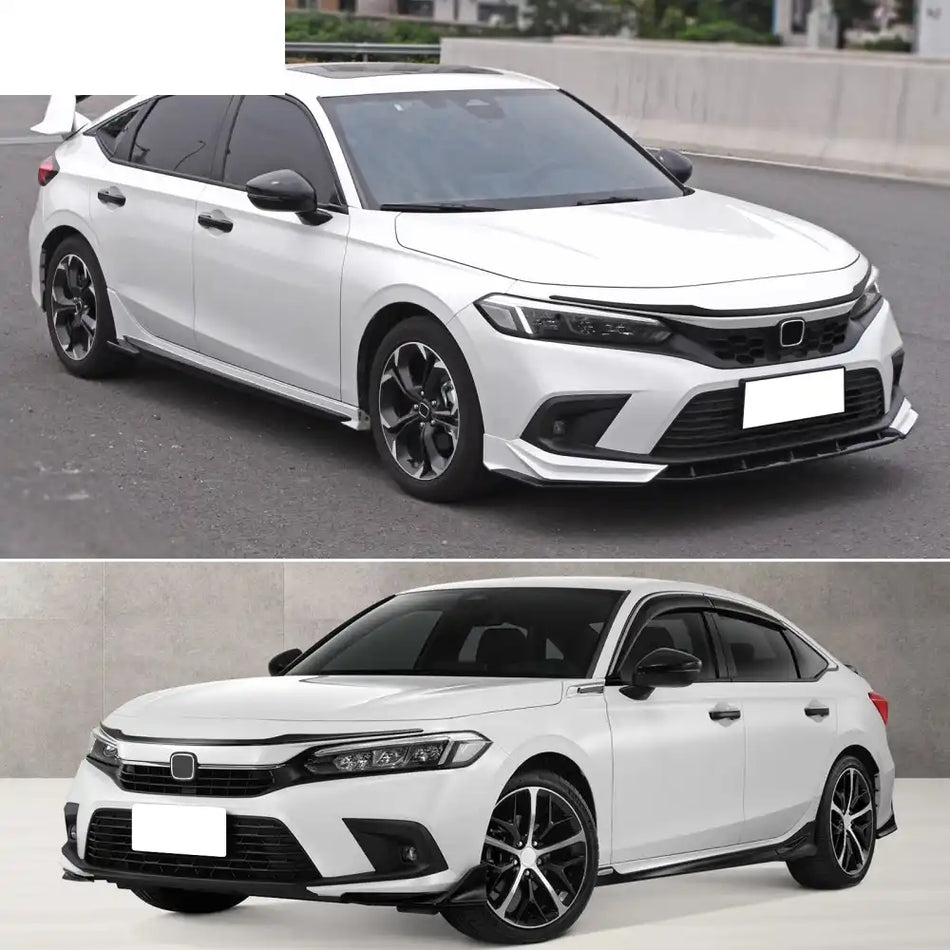 2022-2025 Honda Civic Sedan Hatchback Gloss Black Grille Trim ABS Gloss Black