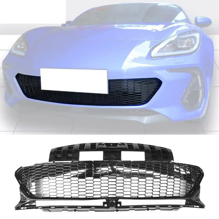 2022-2025 Subaru BRZ GR Honeycomb Style Gloss Black Front Grille ABS