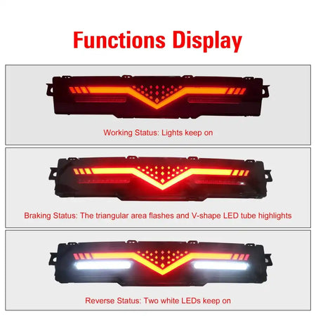 2022-2025 Subaru BRZ Rear Bumper Brake Light Smoked Len