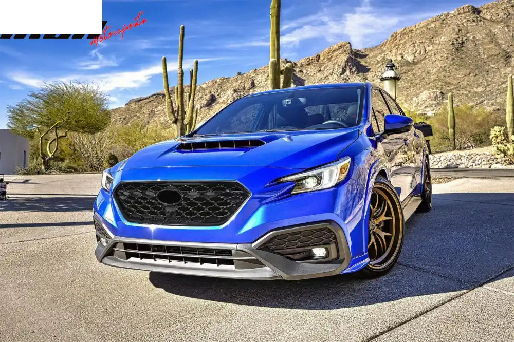 2022-2025 Subaru WRX JDM 1 Style Gloss Black Front Bumper Grille ABS