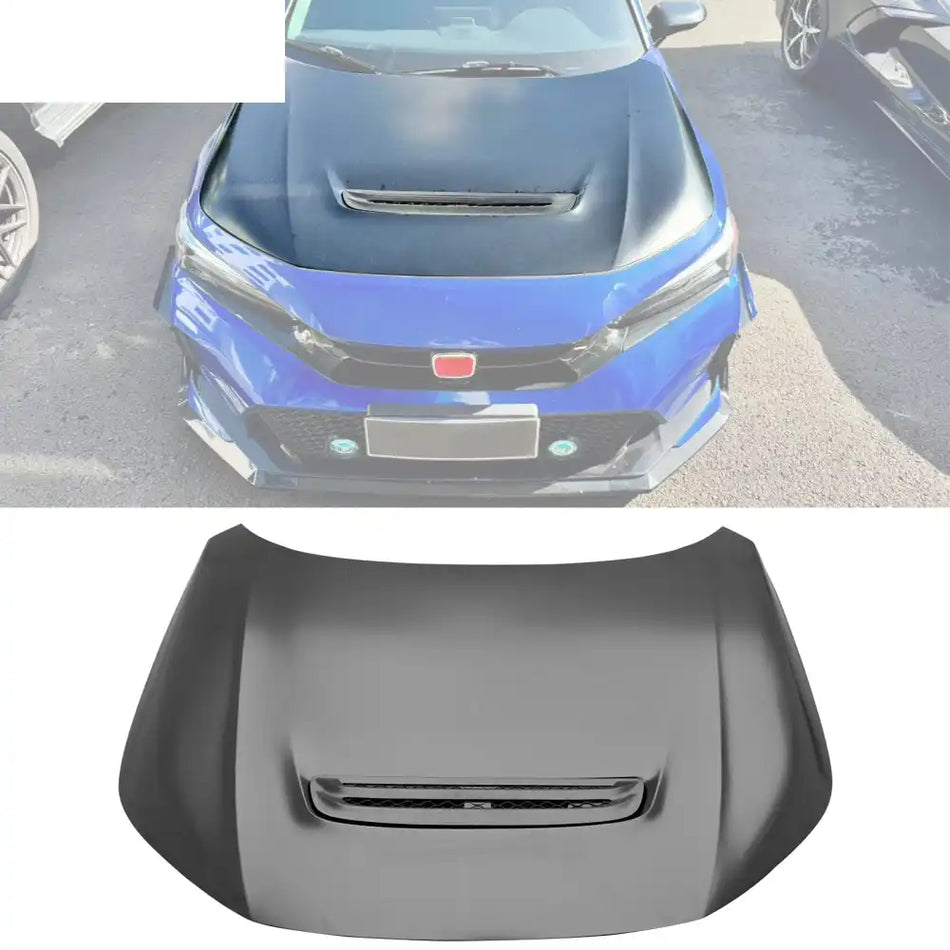 2022-2026 Honda Civic Type R Style Front Hood Vented Bonnet Iron