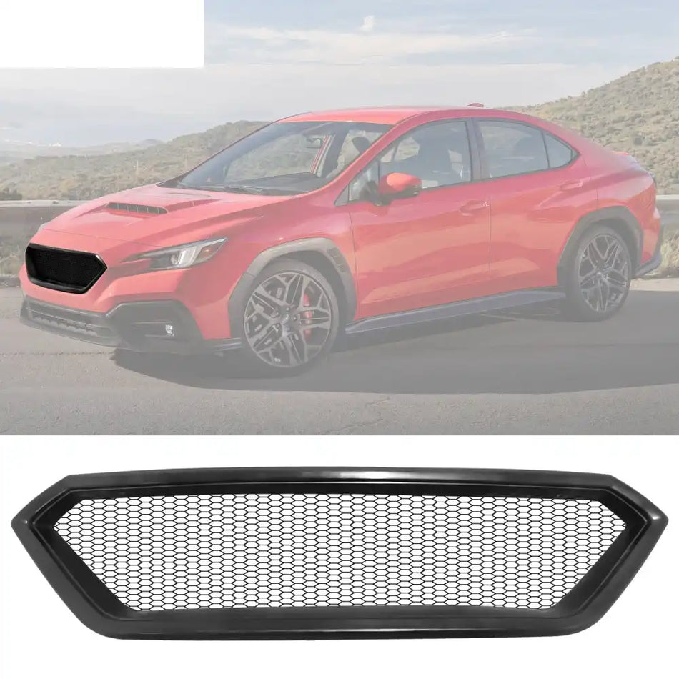 2022-2026 Subaru WRX Front Bumper Upper Grille Mesh Grill Unpainted