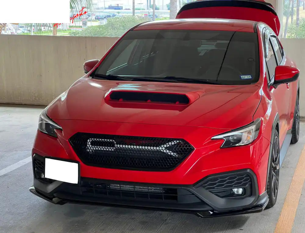 2022-2026 Subaru WRX Gloss Black Sport Style Front Bumper Grille ABS Sport Style